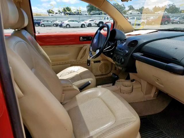 3VWCP21C93M439175 - 2003 VOLKSWAGEN NEW BEETLE Narıncı foto 5