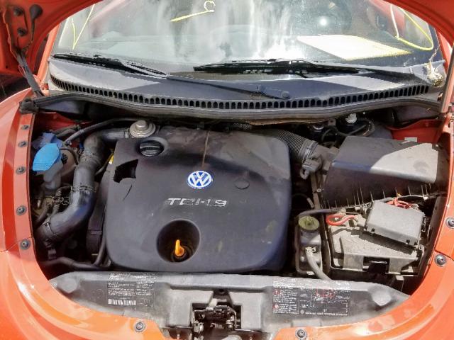 3VWCP21C93M439175 - 2003 VOLKSWAGEN NEW BEETLE Narıncı foto 7
