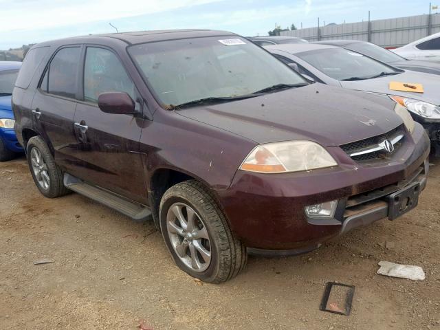 2HNYD18221H509808 - 2001 ACURA MDX RED photo 1