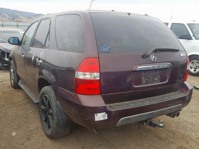 2HNYD18221H509808 - 2001 ACURA MDX RED photo 3