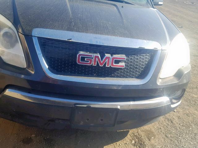 1GKER23737J103163 - 2007 GMC ACADIA CHARCOAL photo 9