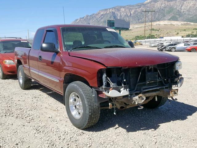 1GTEK19T63E350999 - 2003 GMC NEW SIERRA BURGUNDY photo 1