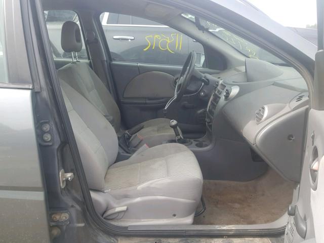 1G8AZ55F07Z128856 - 2007 SATURN ION LEVEL GRAY photo 5