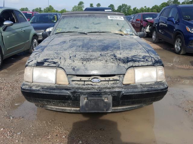 1FABP44E4KF267830 - 1989 FORD MUSTANG LX BLACK photo 9