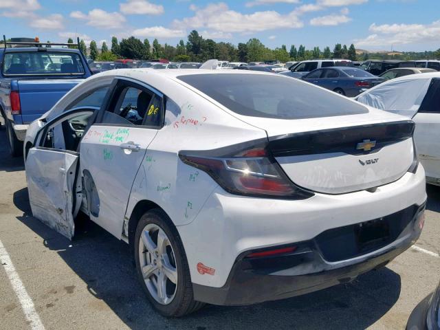 1G1RC6S51HU192018 - 2017 CHEVROLET VOLT LT WHITE photo 3