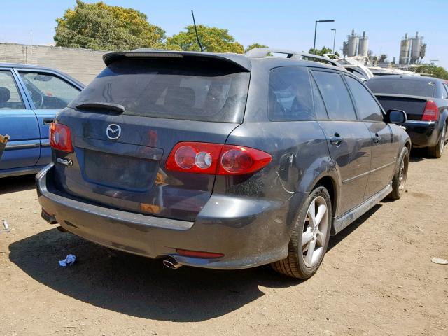 1YVFP82D645N86999 - 2004 MAZDA 6 S GRAY photo 4