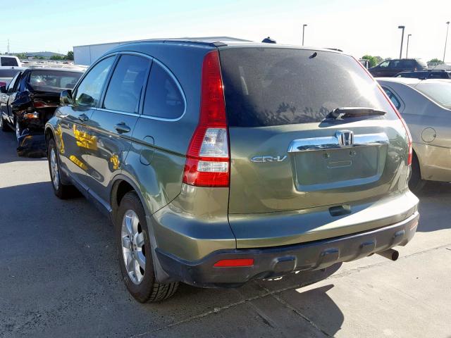 JHLRE48797C037755 - 2007 HONDA CR-V EXL GREEN photo 3