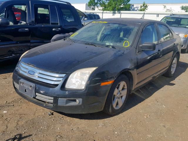 3FAHP07Z28R147215 - 2008 FORD FUSION SE BLACK photo 2