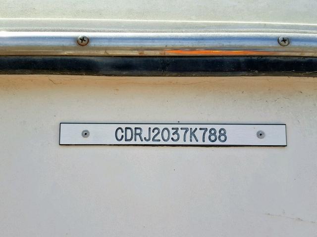 CDRJ2037K788 - 1988 CARV BOAT WHITE photo 10