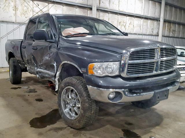 1D7KU28D94J143180 - 2004 DODGE RAM 2500 S GRAY photo 1