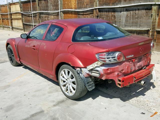 JM1FE173840107708 - 2004 MAZDA RX8 RED photo 3