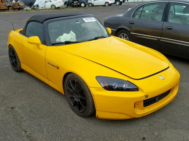 JHMAP21455S002365 - 2005 HONDA S2000 YELLOW photo 1