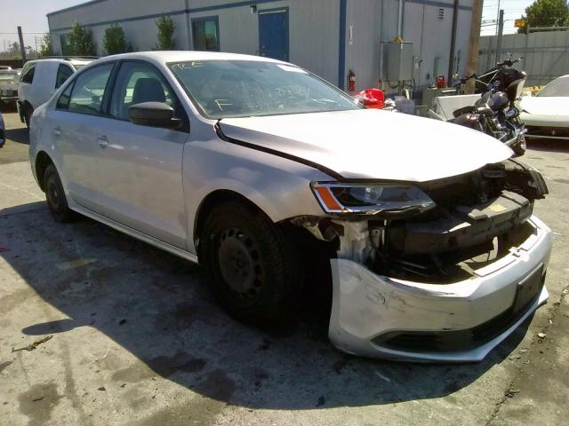 3VW2K7AJ5CM353853 - 2012 VOLKSWAGEN JETTA BASE SILVER photo 1