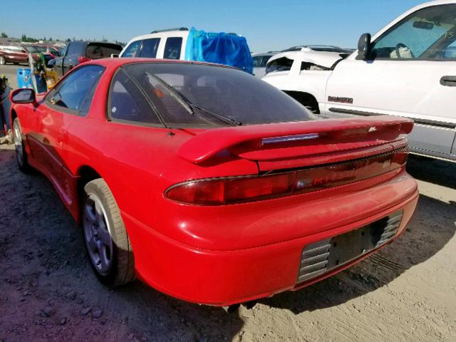 JA3XE74C8NY012417 - 1992 MITSUBISHI 3000 GT VR RED photo 3