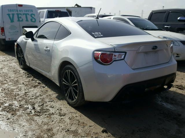 JF1ZCAB15D1603509 - 2013 SUBARU BRZ 2.0 PR WHITE photo 3