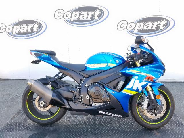 JS1GR7MA0H2101257 - 2017 SUZUKI GSX-R750 BLUE photo 9