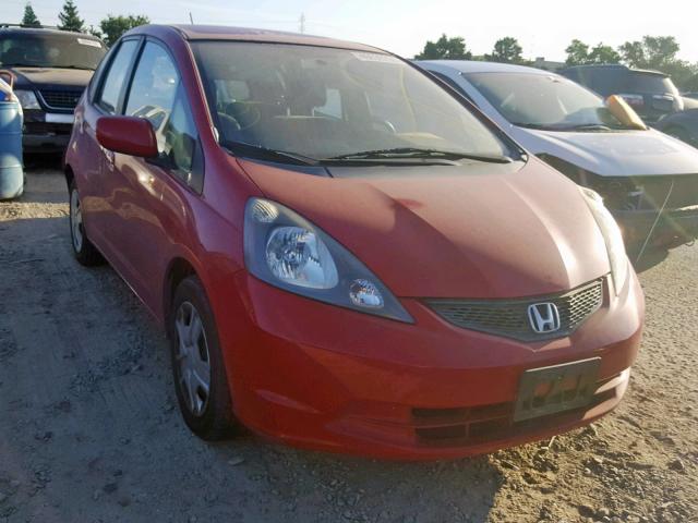 JHMGE8H34DC054191 - 2013 HONDA FIT RED photo 1