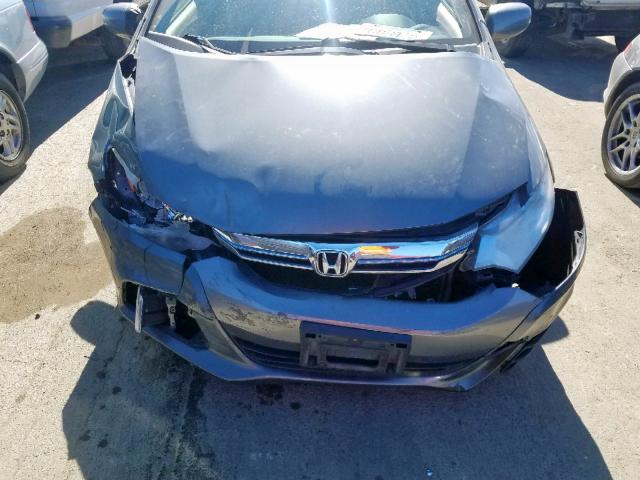 JHMZE2H35ES000878 - 2014 HONDA INSIGHT GRAY photo 7