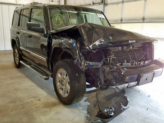 1J8HG58227C503936 - 2007 JEEP COMMANDER BLACK photo 1