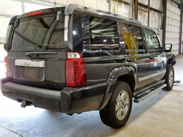 1J8HG58227C503936 - 2007 JEEP COMMANDER BLACK photo 4