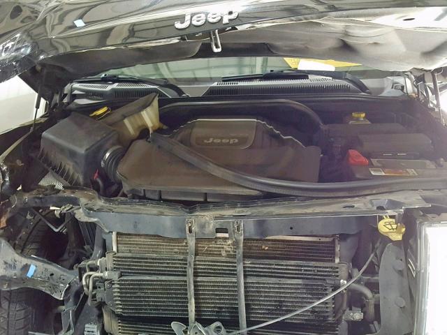 1J8HG58227C503936 - 2007 JEEP COMMANDER BLACK photo 7