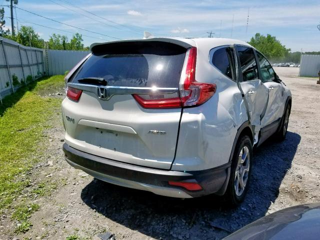 2HKRW2H89HH618167 - 2017 HONDA CR-V EXL WHITE photo 4