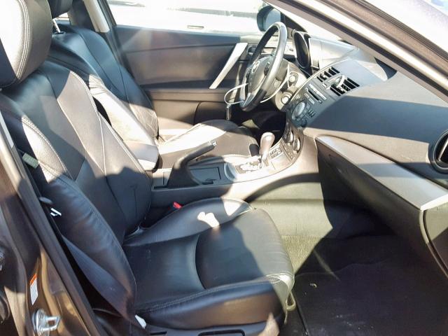 JM1BL1S59A1176071 - 2010 MAZDA 3 S GRAY photo 5