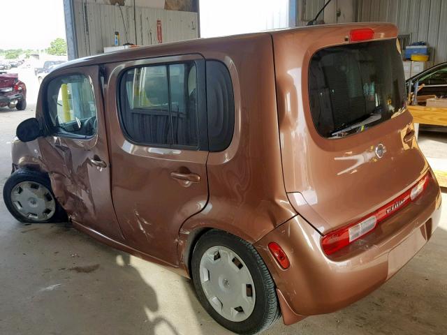 JN8AZ2KR0CT252727 - 2012 NISSAN CUBE BASE BROWN photo 3