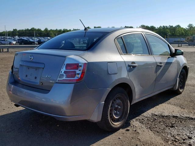 3N1AB61E97L627677 - 2007 NISSAN SENTRA 2.0 GRAY photo 4