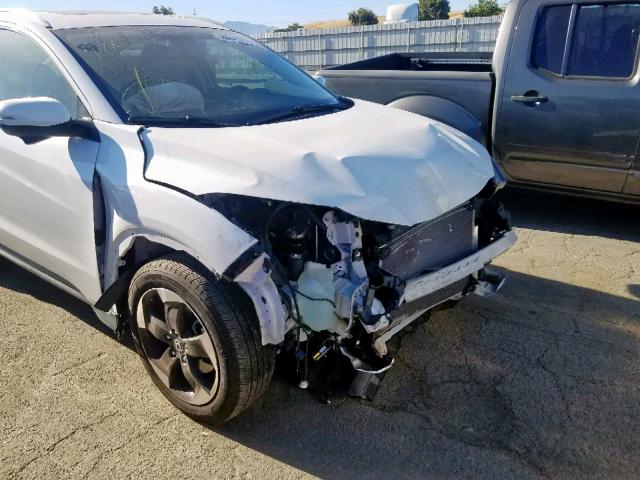 3CZRU5H72JM700590 - 2018 HONDA HR-V EXL WHITE photo 9