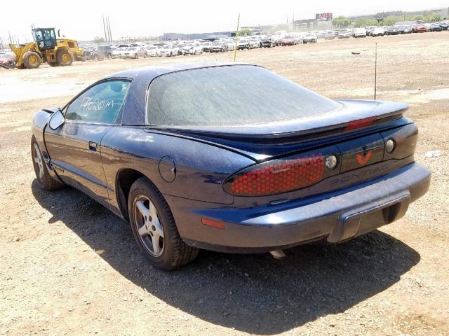 2G2FS22K812130692 - 2001 PONTIAC FIREBIRD BLUE photo 3