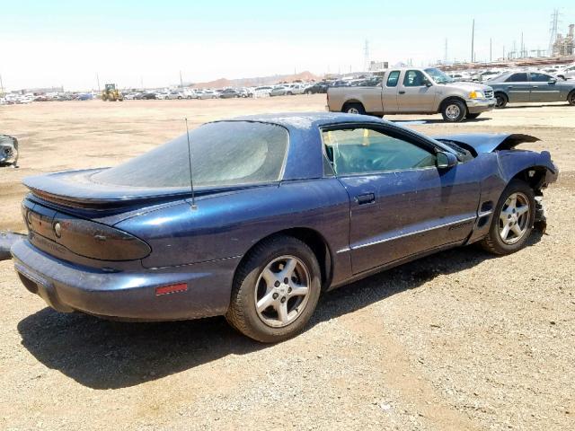 2G2FS22K812130692 - 2001 PONTIAC FIREBIRD BLUE photo 4