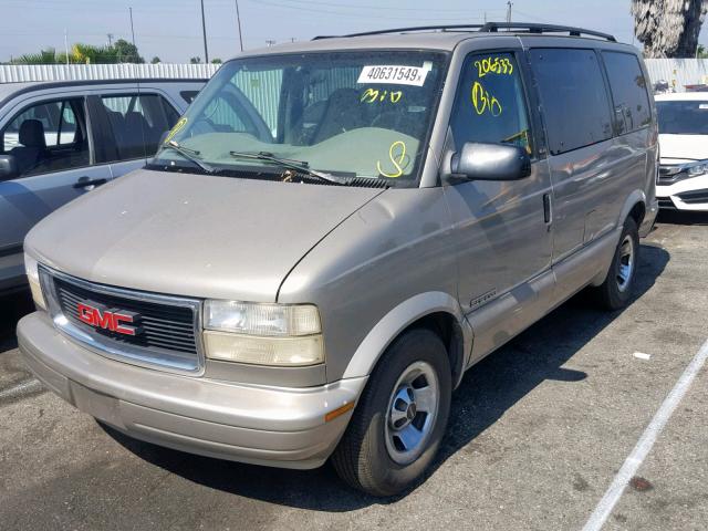 1GKDM19W71B506261 - 2001 GMC SAFARI XT BEIGE photo 2