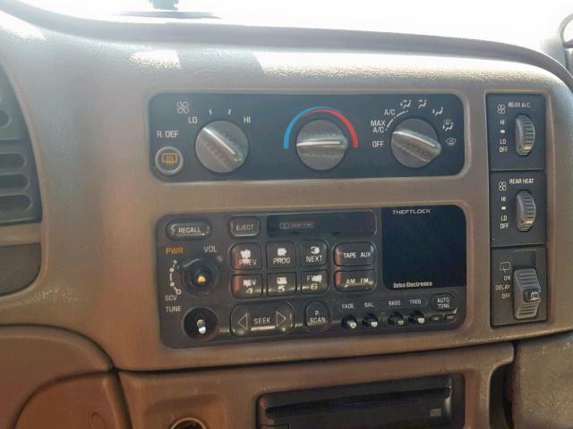 1GKDM19W71B506261 - 2001 GMC SAFARI XT BEIGE photo 9