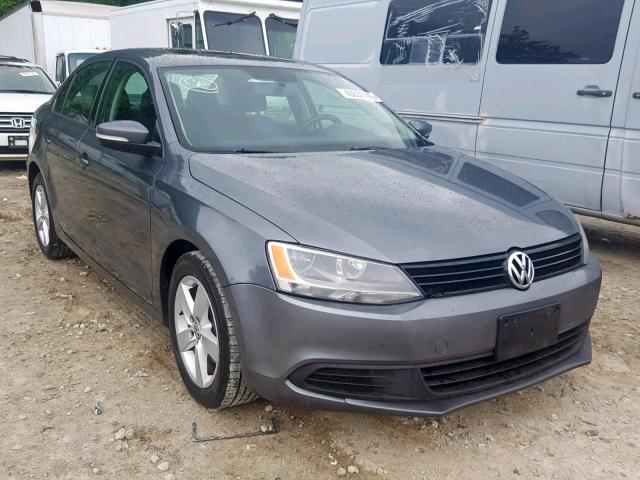 3VW3L7AJ1CM040753 - 2012 VOLKSWAGEN JETTA TDI GRAY photo 1