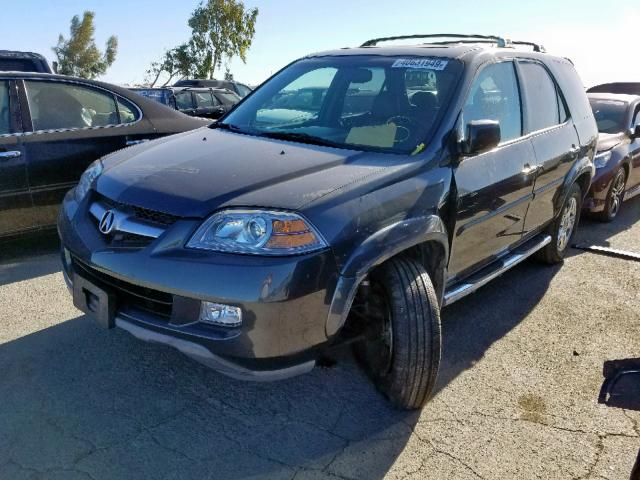 2HNYD18946H517879 - 2006 ACURA MDX TOURIN CHARCOAL photo 2