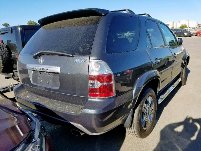 2HNYD18946H517879 - 2006 ACURA MDX TOURIN CHARCOAL photo 4