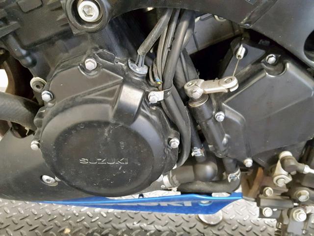 JS1GT79A1G2100353 - 2016 SUZUKI GSX-S1000 BLUE photo 6