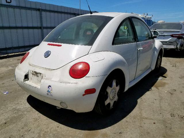 3VWBB61C2WM039688 - 1998 VOLKSWAGEN NEW BEETLE თეთრი ფოტო 4