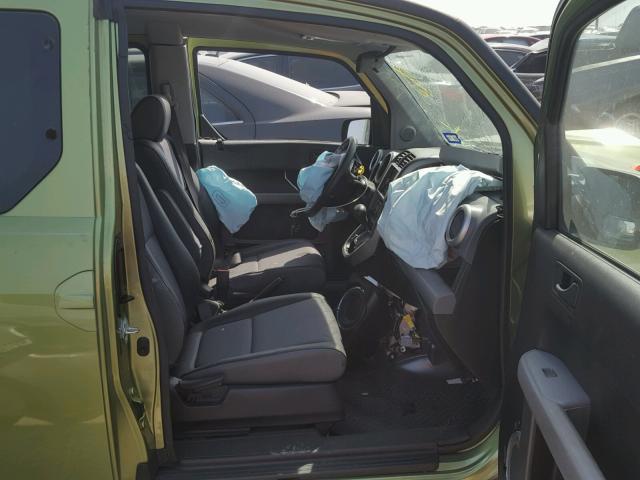 5J6YH18716L008130 - 2006 HONDA ELEMENT EX GREEN photo 5