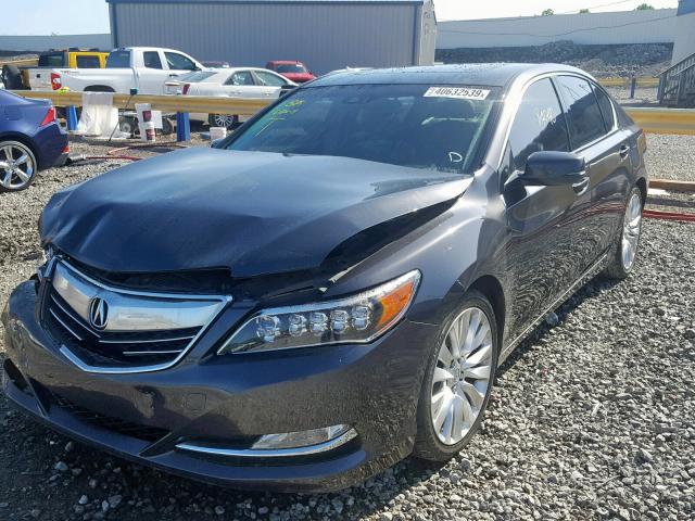 JH4KC1F55EC007314 - 2014 ACURA RLX TECH GRAY photo 2