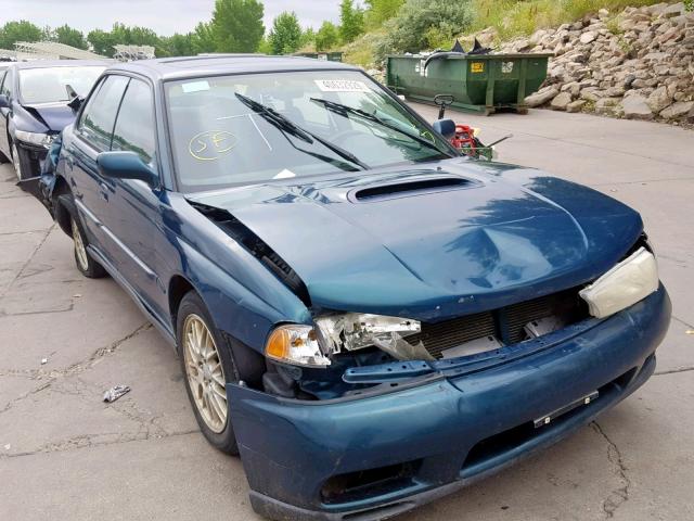 4S3BD6756X7253116 - 1999 SUBARU LEGACY GT GREEN photo 1