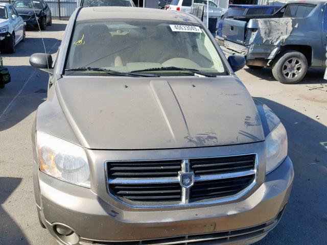 1B3HB48BX7D148011 - 2007 DODGE CALIBER SX GOLD photo 9