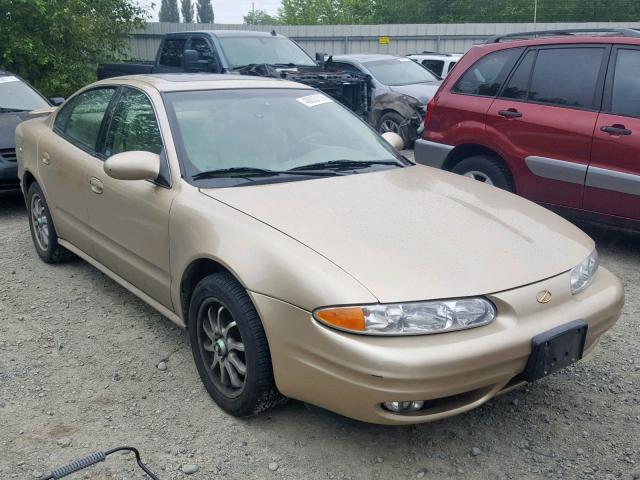 1G3NF52E11C262264 - 2001 OLDSMOBILE ALERO GLS GOLD photo 1