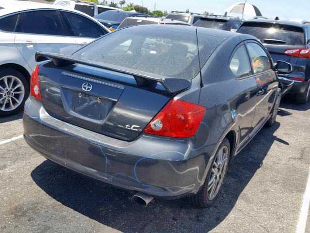 JTKDE177560092574 - 2006 TOYOTA SCION TC GRAY photo 4