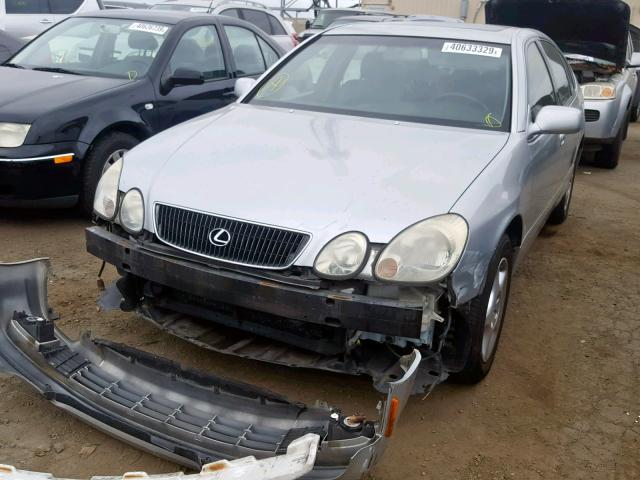 JT8BD68SXX0064237 - 1999 LEXUS GS 300 SILVER photo 2