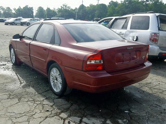 YV1TS90D4Y1082717 - 2000 VOLVO S80 T6 TUR BURGUNDY photo 3