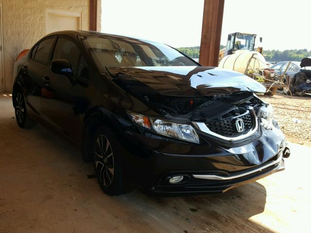 19XFB2F98DE047618 - 2013 HONDA CIVIC EXL BLACK photo 1