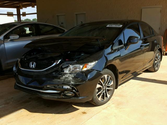 19XFB2F98DE047618 - 2013 HONDA CIVIC EXL BLACK photo 2