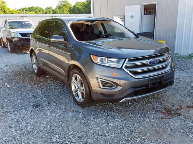 2FMPK4K88GBB66970 - 2016 FORD EDGE TITAN CHARCOAL photo 1